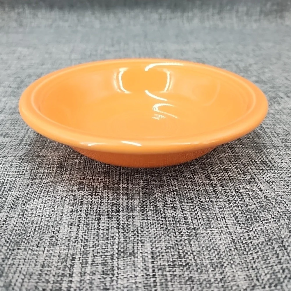 Fiesta Tangerine Orange Fruit Bowl 7 1/4